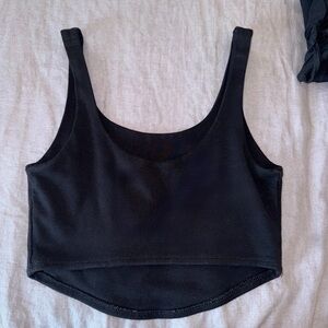 Naked Wardrobe Black Crop Top